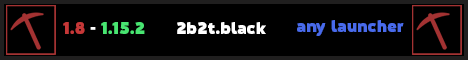 Баннер сервера Minecraft 2b2t.black