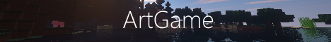 Баннер сервера Minecraft ARTGAME CREATIVE