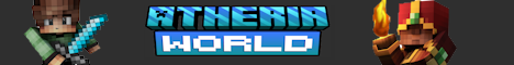 Баннер сервера Minecraft AtheriaWorld