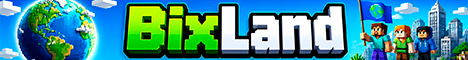 Баннер сервера Minecraft BixLand -