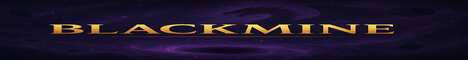 Баннер сервера Minecraft BlackMine 1.21.х