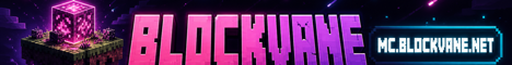 Баннер сервера Minecraft BlockVane