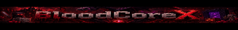 Баннер сервера Minecraft BloodCoreX