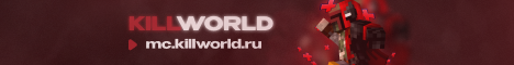 Баннер сервера Minecraft KillWorld