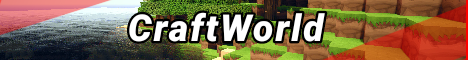 Баннер сервера Minecraft CraftWorld