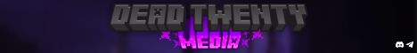 Баннер сервера Minecraft Dead Twenty Media