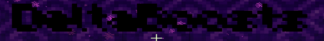 Баннер сервера Minecraft DeltaBoosts