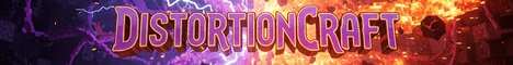 Баннер сервера Minecraft DistortionCraft