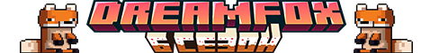 Баннер сервера Minecraft DreamFox 1.21.4