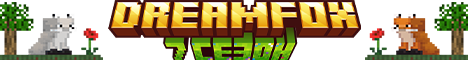 Баннер сервера Minecraft DreamFox 1.21.7