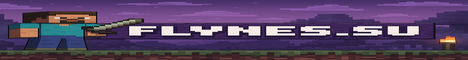 Баннер сервера Minecraft Flynes