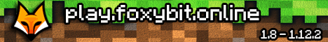 Баннер сервера Minecraft FoxyBit
