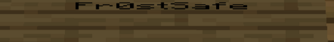 Баннер сервера Minecraft Fr0stSafe