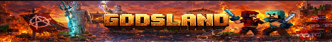 Баннер сервера Minecraft GODSLAND