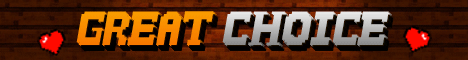 Баннер сервера Minecraft GREAT CHOCE