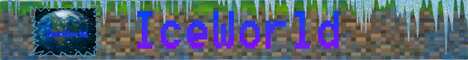 Баннер сервера Minecraft IceWorld