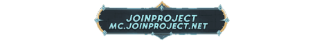 Баннер сервера Minecraft JoinProject
