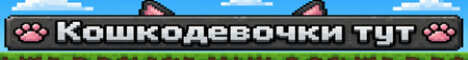 Баннер сервера Minecraft КошкоЛенд