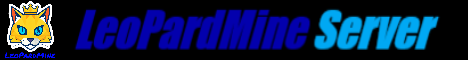 Баннер сервера Minecraft LeoPardMine Server