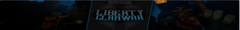 Баннер сервера Minecraft LibertyClanWar