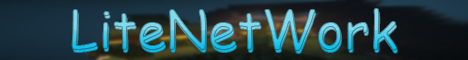 Баннер сервера Minecraft LiteNetWork