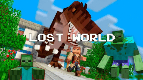 Баннер сервера Minecraft Lost World
