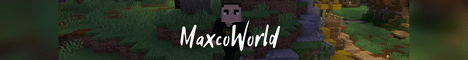 Баннер сервера Minecraft MaxcoWorld
