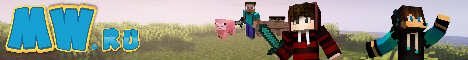 Баннер сервера Minecraft MinifirstWorld