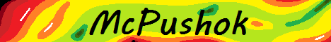 Баннер сервера Minecraft Mc.Pushok