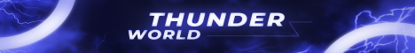 Баннер сервера Minecraft mc.thunderworld.ru