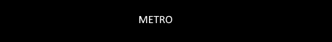 Баннер сервера Minecraft METRO