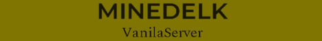 Баннер сервера Minecraft MineDelk