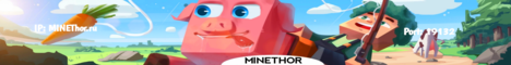 Баннер сервера Minecraft MineThor.ru