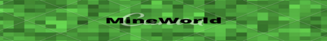 Баннер сервера Minecraft MineWorld