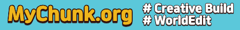 Баннер сервера Minecraft MyChunk