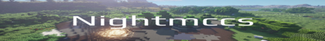 Баннер сервера Minecraft NightMCCS