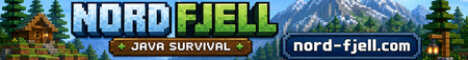 Баннер сервера Minecraft Nord Fjell