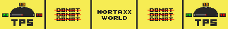 Баннер сервера Minecraft NORTAXX WORLD