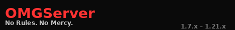 Баннер сервера Minecraft OmgServer