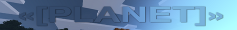 Баннер сервера Minecraft Planet