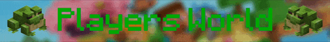Баннер сервера Minecraft Players World