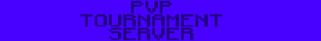 Баннер сервера Minecraft PVP Tournament