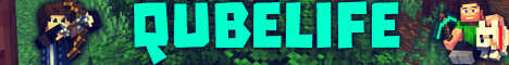 Баннер сервера Minecraft QubeLife