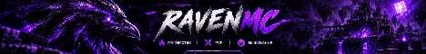 Баннер сервера Minecraft RavenMC