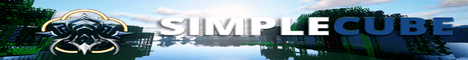 Баннер сервера Minecraft SimpleCube