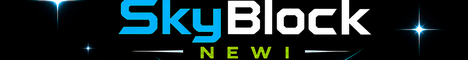 Баннер сервера Minecraft Skyblock Newi
