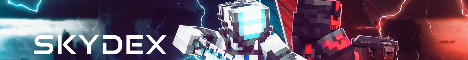 Баннер сервера Minecraft SkyDex