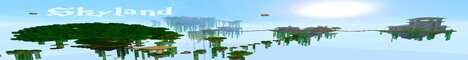 Баннер сервера Minecraft SkyLand