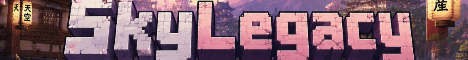 Баннер сервера Minecraft SkyLegacy