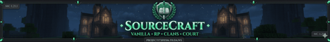 Баннер сервера Minecraft SourceCraft